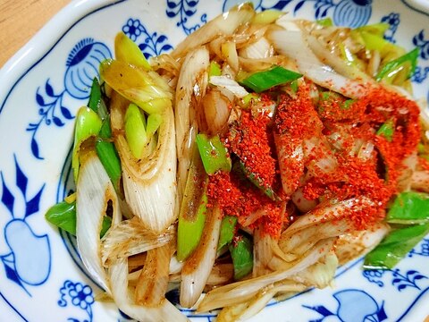 風邪予防に！長ネギの醤油炒め